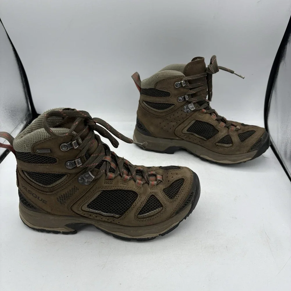 Vasque Boots Mens Size 7.5 M Breeze 3.0 III Mid Gore-Tex Brown Trail Hiking 7190